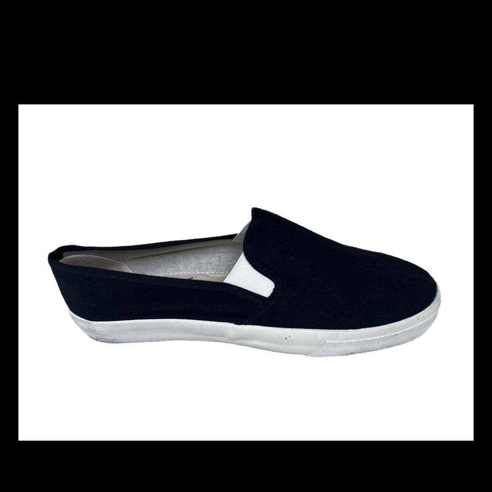 Bob Barker Step-In Navy Canvas Deck Shoes Mens Size 8.5/ Womens 13 Unisex.
